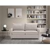 EVERGREENWEB MATERASSI & BEDS EVERGREENWEB - Divano Letto a 2 Posti con Materasso Memory 140x190, Sofà Soggiorno con Piedi in Legno Design Moderno, Struttura Rinforzata Pieghevole, Tessuto Beige Antimacchia, Cuscini Estraibili
