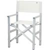 Totò Piccinni REGISTA SALENTO Pieghevole in Alluminio leggera mare spiaggia piscina giardino (Regista Beige)