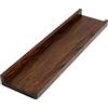 Waigg Kii Mensola galleggiante in legno, mensola da parete montata a parete, mensola sospesa da parete, mensola espositiva per soggiorno, cucina, camera da letto, bagno, ufficio (12 x 60 cm, B)