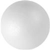 CORHAD Palline di Schiuma Rotonde Lisce da 25 Cm, Sfere di Polistirolo Bianche Grandi per Fai da Te, Decorazioni e Progetti Scolastici, Materiali Artigianali Leggeri e Resistenti