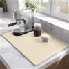 BLESWIN Tappetino in silicone per macchine da caffè di grandi dimensioni, pieghevole e antiscivolo, ideale da posizionare nel lavello della cucina e per asciugare le stoviglie