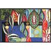 Salonloewe Zerbino Foglie Mel Vento 50 x 75 cm tappetino ingresso lavabile zerbino interno ed esterno tappeto tappeto tappeto design colorato