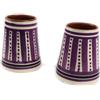 ARTIGIANATO VULCANO Bicchieri marocchini in ceramica set da 2
