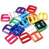 CooBigo 25PCS 2,5 cm (25 mm) Webbing colorato plastica Slider Tri Glide regolare fibbie per collare imbracatura spallacci FLC080 (mix-s)