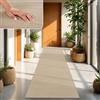 TT Home Tappeto Salotto Pelo Corto Monocolore Design Moderno Lavabile, Colore: Beige Scuro, Dimensione:80x150 cm