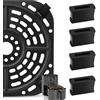 GCQ Air Fryer Ricambi per Ninja AF080 AF141 AF181 SL401 Air Fryer, 4 PZ Resistente al Calore Food Grade Anti-Graffio Silicone Air Fryer Piedi di Gomma Tabs