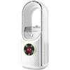 Eznaobo Ventilatore senza rotore, ventilatore a torre 2 in 1, molto silenzioso e purificatore d'aria con HEPA, 8 velocità, oscillazione a 90°, timer, grande indicatore LED, ventilatore con telecomando per
