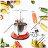 CELMS TORCHIETTO Premitutto capacità di Premitura 5kg con Certificazione Alimentare Ferro e Acciaio Inox 430 Made in Italy per Pomodori Melanzane Ortaggi Succhi Frutta e Olio (5kg)