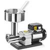 TRE SPADE Tritacarne elettrico TC 8 INOX, 0.40 HP, Taglia 8, Corpo in acciaio inox, Piastra 6 mm, Compatto e robusto, Per cucina, macinati hamburger e salsicce, Made in Italy