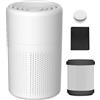 Bexdug Purificatori d'aria per camera da letto,Purificatore d'aria per camera,Purificatori d'aria Filtro 'aria - Purificatore d'aria silenzioso per sala operatoria HEPA da 28 dB ad alta efficienza per