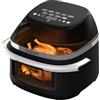 Cuisinart ClearView Friggitrice ad aria 8,5 L - Finestra 280° visione totale, senza PFAS, 8‑in‑1: friggere ad aria, arrosto, griglia, MaxCrisp, essiccare, pizza, mantenimento caldo