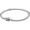 PANDORA Icons Bracciale in maglia snake in argento Sterling, 19