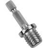 Hosrivae Convertitore da esagonale a trapano per prolunga adattatore filettato gambo trapano elettrico per smerigliatrice M14 Metallo Angolo Rod Attacco utensile elettrico