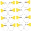 DIYEAH Morsetto Tubo 20 Pezzi in Acciaio Inossidabile, Clip | Maniglia in Plastica, Gas Hose Clip, per Tubo, Uso su Macchinari e Auto
