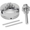 Generic Set di mandrini per mini tornio, Z011 estensione mandrino a 3/4 ganasce, mini tornio in lega di zinco, mandrino a 3 ganasce M12 × 1, mandrino per trapano elettrico a mano biella utensile elettrico (B)