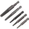 BESTonZON 5pezzi Estrattori Bulloni Danneggiati Con Punta Esagonale Kit Professionale Per Rimozione Viti Spezzate e Strappate Design Compatto e Portatile Per Riparazioni Meccaniche Facili