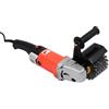 MooBeey Rasoio elettrico da 1400 W, in acciaio inox, con 2 spazzole di carbone, 8 velocità, smerigliatrice a spazzola regolabile, 3500 giri/min, levigatrice a rulli (rosso)