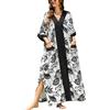 Kawai Peach L-Peach Donna Parei Copricostumi Kaftan Maxi Cover Up Beachwear Abito Lungo da Spiaggia Vestito da Mare
