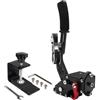 Pumixiy Freno a mano USB a 16 bit in lega di alluminio per giochi di corse su PC, sensore Hall, tensione regolabile, compatibile con G27 G29 G920 T500 T300 (nero)
