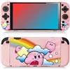 doepeBAE Custodia Switch 2 (2025) in TPU Ultra-Sottile Antiscivolo, Compatibile con Dock e Ricarica Senza Rimuovere la Cover, Protezione Antiurto con Copri Joystick (Pink2)