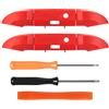 Benseager Paraurti di ricambio per controller Xbox Series X, parti di ricambio per pulsante paraurti LB RB per controller Xbox Series X/S (rosso)
