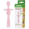 haakaa Spazzolino da denti in silicone a 360°, 100% morbido silicone per uso alimentare, senza BPA, base a ventosa, sicuro per bambini dai 6 mesi in su, pulizia delicata di gengive e denti per neonati