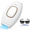 chenghuayu Solippy Luce Pulsata - 2026 New Epilatore Indolore per Uso Domestico, Dispositivo di Depilazione, Sicuro e Veloce per Corpo Viso e Zona Bikini, Ideale per Donne e Uomini (White)