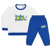 Inter - Completo Baby Snake, Completo da Neonato, Maglia e Pantaloni, Colore Bianco, Prodotto Ufficiale 6 MESI