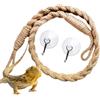 Generico Arredo Per Terrario Di Rettili | Decorazione Per Terrario Con Altalena In Cotone | Ponte Giocattolo per Granchi Ermitani e Rettili - Per Lucertola, Leopardo, Rana, Serpente, Tarantola, Tartaruga,