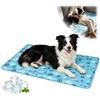 QianRuiDa Tappetino di Raffreddamento per Cani Medi, 60 x 90 cm Gel Polimerico Attivabile con Acqua, Doppia Sigillatura Anti-Perdita, Tappetino Estivo Resistente agli Graffi per Corgi, Beagle