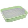 4BIG.FUN, prima lettiera per gatti - perfetta per gattini e gattini - WC Tray con filtro per la pulizia - lavabile anche senza lettiera - disponibile in verde o grigio