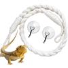 Generico Giocattoli Arrampicata Per Paguri | Altalena Arrampicata Decor Terrario - Scaletta in Corda per Terrario e Granchi Eremiti,Per Lucertola, Leopardo, Rana, Serpente, Tarantola, Tartaruga, Piccoli Animal