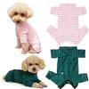 Kukaster Pet Body per cani dopo Op, Op Body per cani castrazione, body per cani dopo Op, body per cani con gambe, tute in nylon per perdita di capelli, allergie, rasatura, 2 pezzi, verde + rosa, XS