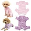 Kukaster Pet Body per cani dopo chirurgia, body per cani dopo chirurgia, con gambe, con fibbia in nylon, per perdita di capelli, allergie, rasatura, 2 pezzi, viola + rosa, L