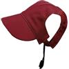 Baoblaze Cappellino da baseball per cani, cappello per la protezione solare all'aperto, in tela, comodo con fori per le orecchie, regolabile, accessori per, Rosso, S