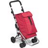 Foppapedretti Carrello Portaspesa Richiudibile Rosso