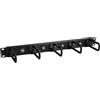StarTech.com Pannello di gestione cavi per armadi Server Rack da 19pollici 1U con anelli a D Pannello orizzontale per gestione del cablaggio per rack e apparecchiature di rete Pannello di cablaggio forato con hardware di montaggio EIA ECA 310 E