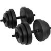 Tunturi Set di manubri in vinile Tunturi da 28 kg
