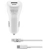 Cellularline USB-C Car Charger Dual Kit 18W + 12W - USB-C to Lightning - iPhone 8 or later