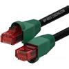 Wp Europe WP WPC-PAT-6U300BL-O cavo di rete Nero, Verde, Rosso 30 m Cat6 U/UTP (UTP)