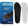 Bailey Instruments Comfort & Control - Solette ortopediche per piedi piatti, fascite plantare, piede diabetico, supporto per arco plantare di grado medico, regolabile con kit a cuneo, sollievo dal dolore a tallone