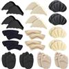 SAIIURV 16 Paia Unisex Cuscini Impediscono ai Talloni di Sfregare e Scivolare, Cuscini per Tallone Pad Heel, Protezioni Per Tallone, Soletta Autoadesiva per La Cura dei Piedi per Scarpe (Nero, Nudo)