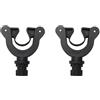 Vjsujehgy 2X Supporto per Clip per Supporto da Paddle Montato per Stand Up Paddle Board e Kayak, Montato su Binario Lato Deck - Resistente e Leggero