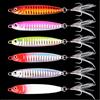 Generic XILILHC 6 PZ Metallo Maschere Esche da Pesca 15g Shore Cast Gancio Swimbait Cucchiaio Jig Lure Esca Artificiale Copertura Laser Luccio Trota Pesca Affrontare(C-2 Hooks-6pcs)