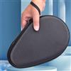 Laymotric Custodia per racchetta da ping pong, custodia per racchetta da ping pong con guscio rigido in EVA, copertura impermeabile antiurto, design a forma di zucca per riporre doppia mazza, protezione