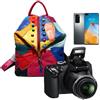 Generic Zaino per laptop in pelle - 34 x 40 x 16 cm borsa da viaggio in pelle bovina, zaino da scuola leggero alla , zaino da lavoro antifurto | College Campus Business Office Pendling Escursionismo