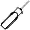 JIASHUNHE Forcella MTB Forcella Anteriore 26/27,5 29 Pollici Blocco Sospensione Corsa Ammortizzatore 50/65/80 100mm Spalla Filo Molla Bicicletta a Disco(26 inch White)