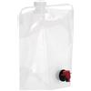 Holibanna Borsa per Acqua Portatile 5,5l con Valvola per Emergenze, Grande capacità in PE, Facile da Trasportare per Campeggio e Picnic All'aperto