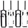 JIASHUNHE Forcella MTB 1 PCS Bicicletta Forcella 26/27.5 29er 100/120mm Mountain MTB Bike di Smorzamento Aria Sospensione Remota 100x9 MM 110x15(27.5 Cone Manual)