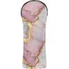 Zathe Coperture da golf ibride in morbida pelle rosa oro marmo